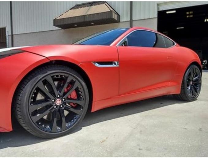3M Car Wrap Roll 2080 Satin Smoldering Red | S363 | (5ft x 5ft (25 Sq/ft)) | Automotive Vinyl Wrap for Cars - Car Interior Wrap & Exterior | w/Free Instawraps Pro Glove