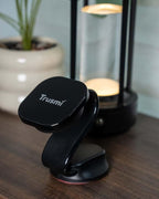 Trusmi Magnetic Wireless Car Charger 15W, Foldable Car Phone Mount, Compatible with MagSafe for iPhones and MagSafe-Compatible Cases for Galaxy S26/S25/S24, Pixel 10/9/8