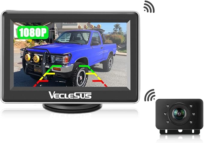 Wireless Backup Camera Systems WM1 high Definition 1080P Night Vision 4.3inches Monitor Wireless Rear View Camera for Cars sedans s-u-vs Pickups Vans
