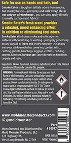 Smoke Eater Odor Eliminator Aerosol Spray, Lavender, 3.5 oz — Tea Tree Oil Breaks Down Smoke at the Molecular Level