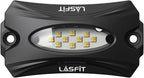 LASFIT Switchback Rock Lights Amber/White 1 Pod Extension Wheel Well Lights Underglow LED Lighting LED Rock Light, fit for LASFIT Only