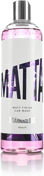 Stjarnagloss - Matta Matte Finish Car Wash - Use for Matte or Frozen Finishes, pH-Neutral, Residue-Free, Extremely Versatile (500 milliliters)