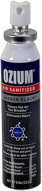 Ozium Air Sanitizer 0.8 oz Spray, Carbon Black Scent (1-Piece)