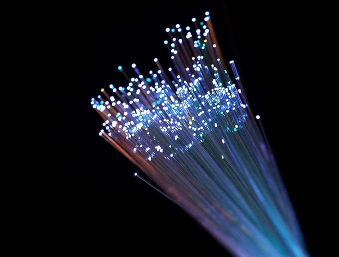 AKEPO PMMA END Glow Fiber Optic 100pcs 9.8ft/3m Ф0.03in(0.75mm) Fiber Strands for LED Star Ceiling Sky Light Kit and Fibre Optical Lighting Decoration (Without Light Source)