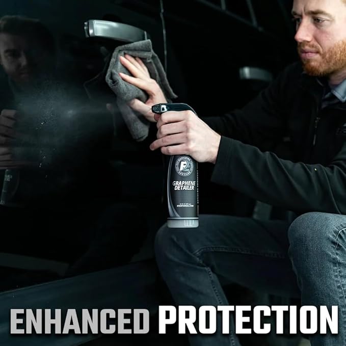 ExoForma Graphene Detailer & Sealant Spray - Gallon (128 Fl Oz) - Ultra Shine, Gloss & Durable Long-Lasting Protection from Elements with Hydrophobic Action - For Paint, Glass, Wheels & Gelcoats