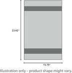 Maxshine 16”x24” Universal 3-Pack Gray Microfiber Towel - 600GSM Red Silk Border, Scratch-Free Towels for Fast Car Washing & Drying - Ideal for Car Detailing