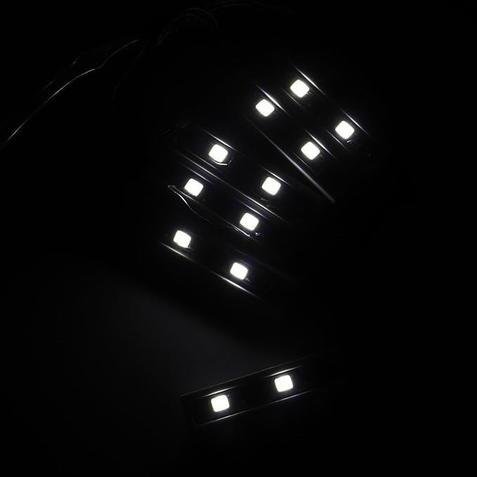 ABS Universal USB LED Light, Car Lights Interior Underglow Kit, Charging Shining Decoration Bricks Bartype Lamp Ambient Lighting for Illumination or Decoration