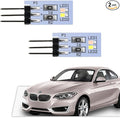 NJSBYL 2PCS Purple-White Interior Ambient Lighting Circuit Board for B-MW 2 3 4 5 7 Series M2 M3 M4 X5 X6 X7 Pre-LCI LCI B-Pillar Front Seatback Sound Climate Control Lamp LED Light Replacement