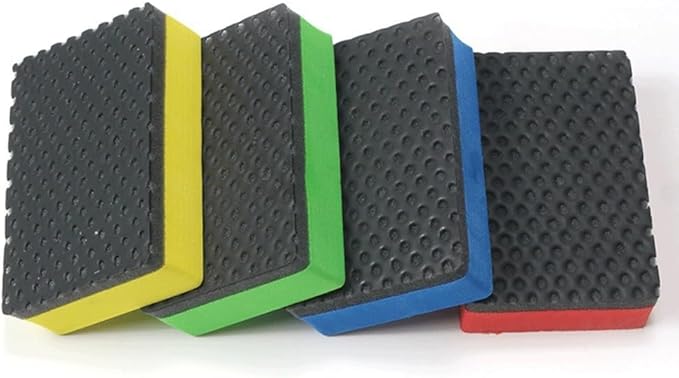 Car Detailing Clay Bar Kit 2 Sponge Blocks for Polishing and Dirt Removal (Green)