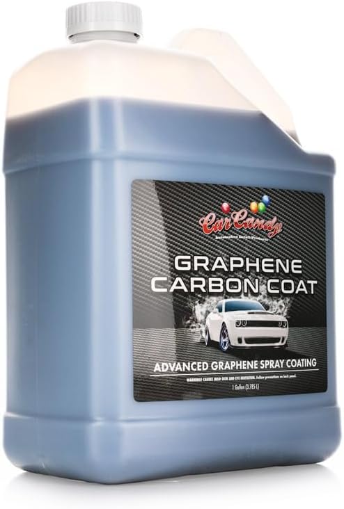 CarCandy - Graphene Ceramic Coating - Advanced Carbon Formula Provides Up to 9 Months of Hydrophobic Protection -128 oz