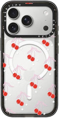 CASETiFY Impact iPhone 17 Pro Case [Slim/Compatible with Magsafe / 8.2 ft. 4X Military Grade Drop Protection] - Sweet Days - Clear Black