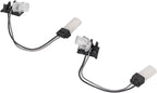 Aramox Door Handle Kit Fit for C7, Pair Door Handle Light Left Right Auto Exterior Ambient Lighting 4H0947133A/134A