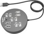 Artibetter Port USB Hub USB Port Expander Adapter for Laptop Accessories Compatible with Keyboard Mouse External Hard Drives Easy Connection for Gaming and Data Transfer