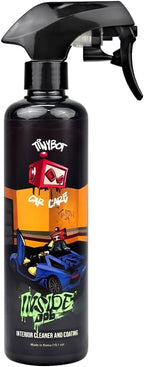 Tinybot Inside Job Interior Cleaner & Detail Spray -Safe On All Surfaces -Plastic, Leather, Vinyl, Metal, Carbon Fiber, LCD Screen, Suede -Anti Static -UV Protection -100% pH Neutral -10.1 oz
