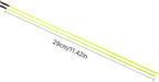 INJORA RC LED Strip Lights Flexible Cuttable for TRX4M SCX24 1/24 1/18 Crawlers Upgrade(Green)