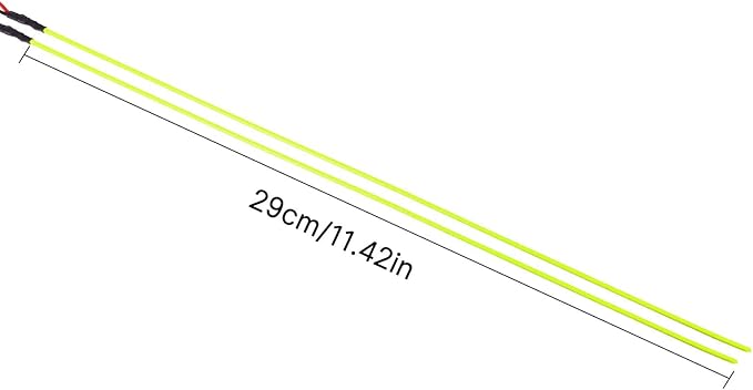 INJORA RC LED Strip Lights Flexible Cuttable for TRX4M SCX24 1/24 1/18 Crawlers Upgrade(Green)