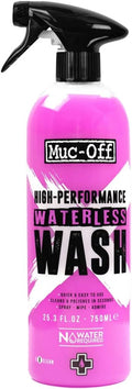 Muc-Off High Performance Waterless Bike Wash 750ml (Pack of 1) | Spray & Wipe Bike Cleaner | No Water Needed | Safe on Carbon Fibre | Cleans & Polishes with a Streak-Free Finish