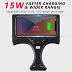 Wireless Car Charger Compatible with BMW 3 Series G20 2020 2021 BMW 4 Series G22/G23/G26 2021 Support Original Car with NFC BMW Center Console Accessory Panel 15W Fast Phone Charging Pad