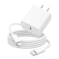 6FT 30W USB Type C Fast Wall Charger Block for iPhone 16e 16 15 Pro Max, AirPods 4 4th, iPad Wall Plug Cube Brick iPad Pro 13/12.9 in, iPad Air 13 iPad 10th Generation,Pencil C to USB C Charging Cable