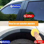 Premium Tire Coating & Trim Restorer, Tire Coating Paste Rapid Acting, Bring Back the Original Deep Black Shine to Rubber and Plastic (1PC)
