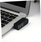 Mini 3 USB Splitter Hub for Car USB Hub 2.0 Rotating Port for Multiple Devices