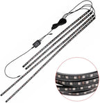 Alipis Sound Control Car Lighting Kit 7-Color LED Chassis Atmosphere Lamp for Cars SUVs and Trucks Waterproof Decorative Lighting Remote Control