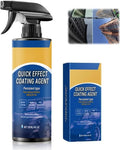 Quick Effect Coating Agent for Car: 3-in-1 Ceramic Sealant Spray - Hydrophobic Ceramic Paint Car Wax Sealant Spray for Paint, Glass, Plastic and Meta (1 pcs)