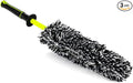 Detail Factory - Wheel Brush Kit with Interchangeable Microfiber Covers - Ultra-Soft Cleaning, Washing and Detailing Wheels, Tires, and Rims - Octane Ectoplasm