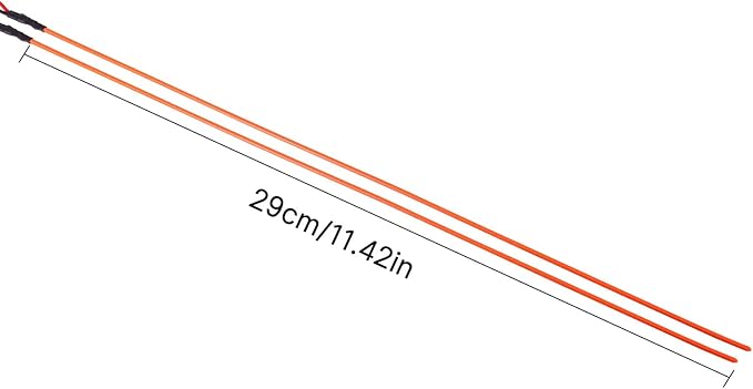 INJORA RC LED Strip Lights Flexible Cuttable for TRX4M SCX24 1/24 1/18 Crawlers Upgrade(Red)