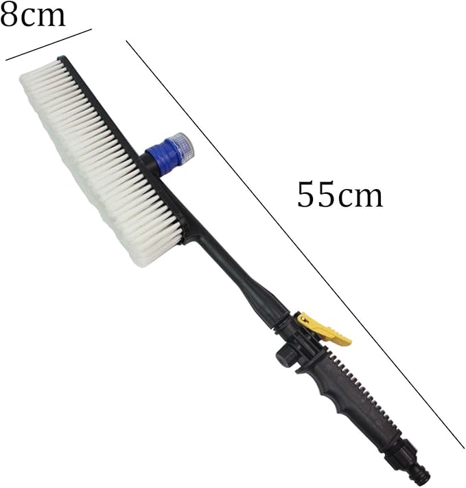 harayaa Car Wash Brush with Soap Dispenser with Cleaning Liquid for Glass Auto