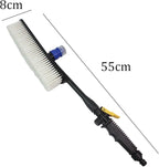 harayaa Car Wash Brush with Soap Dispenser with Cleaning Liquid for Glass Auto