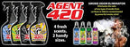 Agent 420 Odor Eliminator Spray, Blue Jasmine, 4 oz — Tea Tree Oil Breaks Down Smoke at the Molecular Level