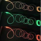 1Pcs PMMA Side-Light Optical Fiber Cable 3mm(0.12in) *3.5M(11.48ft) for LED Light Guide in Home, Hotel.