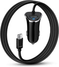 USB-C Car Charger, 3.4A USB Type C Car Charger Adapter & Fast Charge Cable Cords Cargador USBC Lighter for Samsung Galaxy S26 S25 S24 S23 S22 A17, iPhone 17e 17 16e 16 15 Pro Max Android Cigarette 12V