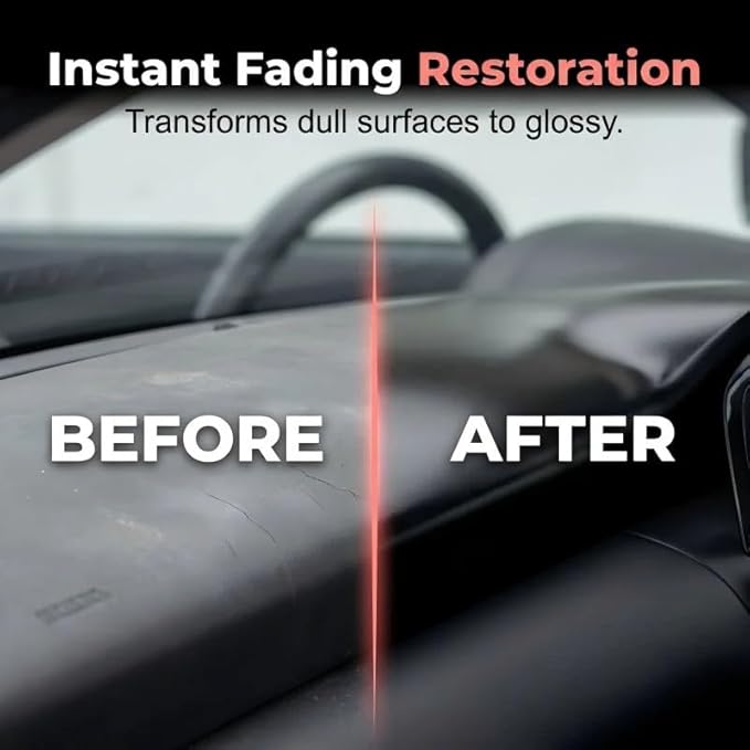 Restoring Car Interior Polish Spray, Streak free total Interior Cleaner and Protectant, Safe for Cars, Interior Quick Detailer Cleaner and Protectant, UV Protectant - Tough on Stains & Dirt (100ml)