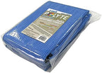 POLYTE Elite Microfiber Drying Towel (25x36, 2 Pack, Waffle, Blue)