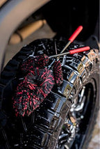 Liquid X Original Wheel Woolies Brushes 3 Piece Kit - Includes Angled Caliper Spoke Brush - USA Made - Black - New & Improved