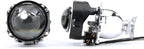 iJDMTOY Mini 2.5-Inch H1 Bi-Xenon Front Lighting Projector Lens with Shroud Compatible with Car Light Retrofit, Customer DIY Job For Off-Road Use Or Show Purpose