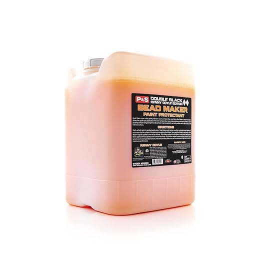 P & S PROFESSIONAL DETAIL PRODUCTS Bead Maker - Paint Protectant & Sealant, Easy Spray & Wipe Application, Long Lasting Gloss Enhancement, Hydrophobic Finish (5 Gallon)