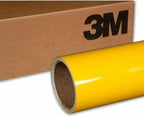 3M Car Wrap Roll 2080 Gloss Bright Yellow | G15 | (5ft x 20ft (100 Sq/ft)) | Automotive Vinyl Wrap for Cars - Car Interior Wrap & Exterior | w/Free Instawraps Pro Glove