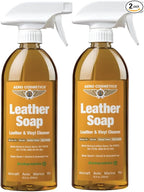 Aero Cosmetics Leather Cleaner Leather Soap 16oz (2-Pack) Aircraft Quality for your Car RV and Furniture Better than Automotive Products Meets Boeing Aircraft Specifications
