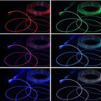Raysell 2mm Car Home LED Lighting Decoration PMMA Side Glow Fiber Optic Cable DIY 20 Meter Length