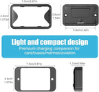 2 Pack 78W 4 Port 12V USB Outlet Wall Mount, Dual 36W PD & Dual 18W QC3.0 Lightweight Surface Mount Charger Socket Panel with Button Switch for Bus RV Truck Marine Golf Cart