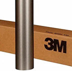 3M Car Wrap Roll 2080 Brushed Titanium | BR230 | (5ft x 25ft (125 Sq/ft)) | Automotive Vinyl Wrap for Cars - Car Interior Wrap & Exterior | w/Free Instawraps Pro Glove