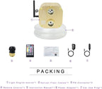 AKEPO Fiber Optic Star Ceiling Light Kit 20W Dual-Head RGBW Twinkle+APP+Sound Activated 830pcs of 13.1ft/4m Mixed Fiber Optic Strands for Car Headliner Star/Room