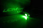 iJDMTOY Emerald Green USB Plug-in Miniature/Nano LED Car Interior Ambient Accent Lighting Kit