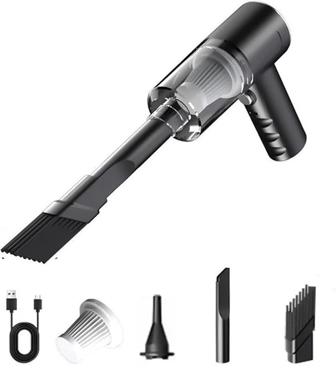 Mini car Vacuum Cleaner, Cordless, Suitable for Both Home and use, Handheld Wireless Portable Household