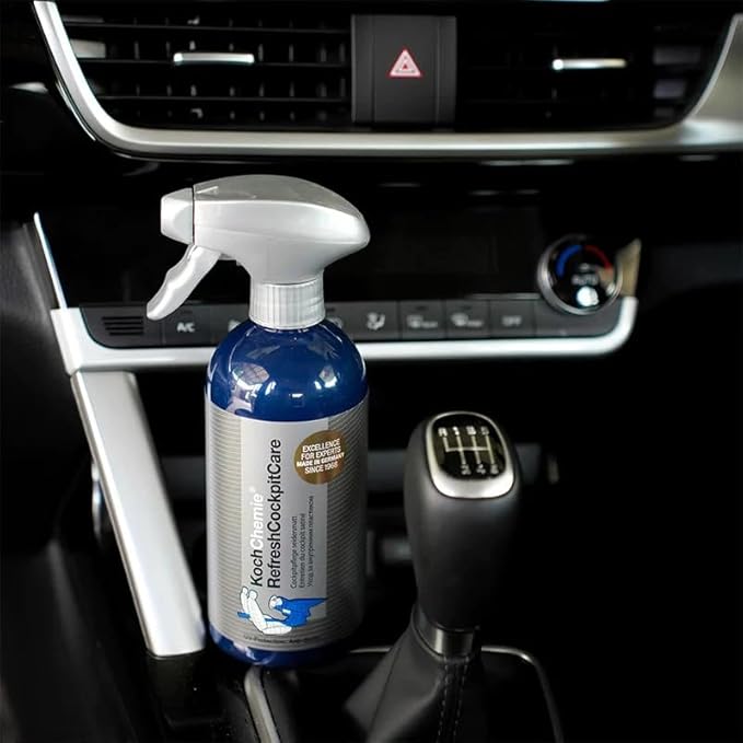 KOCHCHEMIE - Refresh Cockpit Care - Prosumer Line - UV Protection, Anti-Static Interior Cleaner - 500 ml