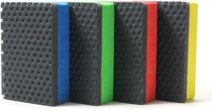 Car Detailing Clay Bar Kit 2 Sponge Blocks for Polishing and Dirt Removal (Green)