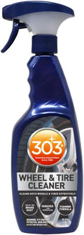 303 Products Wheel and Tire Cleaner - Cleans Both Wheels and Tires Effectively - Tough on Brake Dust - Removes Tire Browning - Foaming Formula, 24 fl. oz.